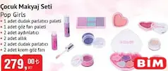 POP GİRLS ÇOCUK MAKYAJ SETİ